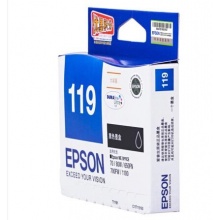 愛普生（Epson）T1191 大容量黑色墨盒 C13T119180（適用650FN/70/1100）