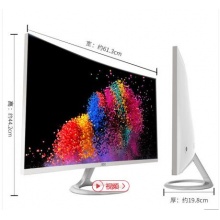 AOC C2791VHE/WS 27英寸 1800R曲率 VA廣視角 家用電競雙實力 不閃屏曲面電腦顯示器