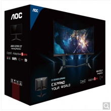 AOC C27G1 27英寸 VA曲面 144Hz高刷新率 雙HDMI Adaptive-Sync同步技術(shù) 人體工學(xué)支架 游戲電競顯示器
