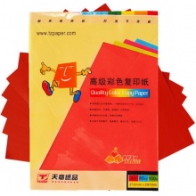 天章 (TANGO) 金彩天章A4 大紅色彩色復(fù)印紙 80g 100張/包 單包裝
